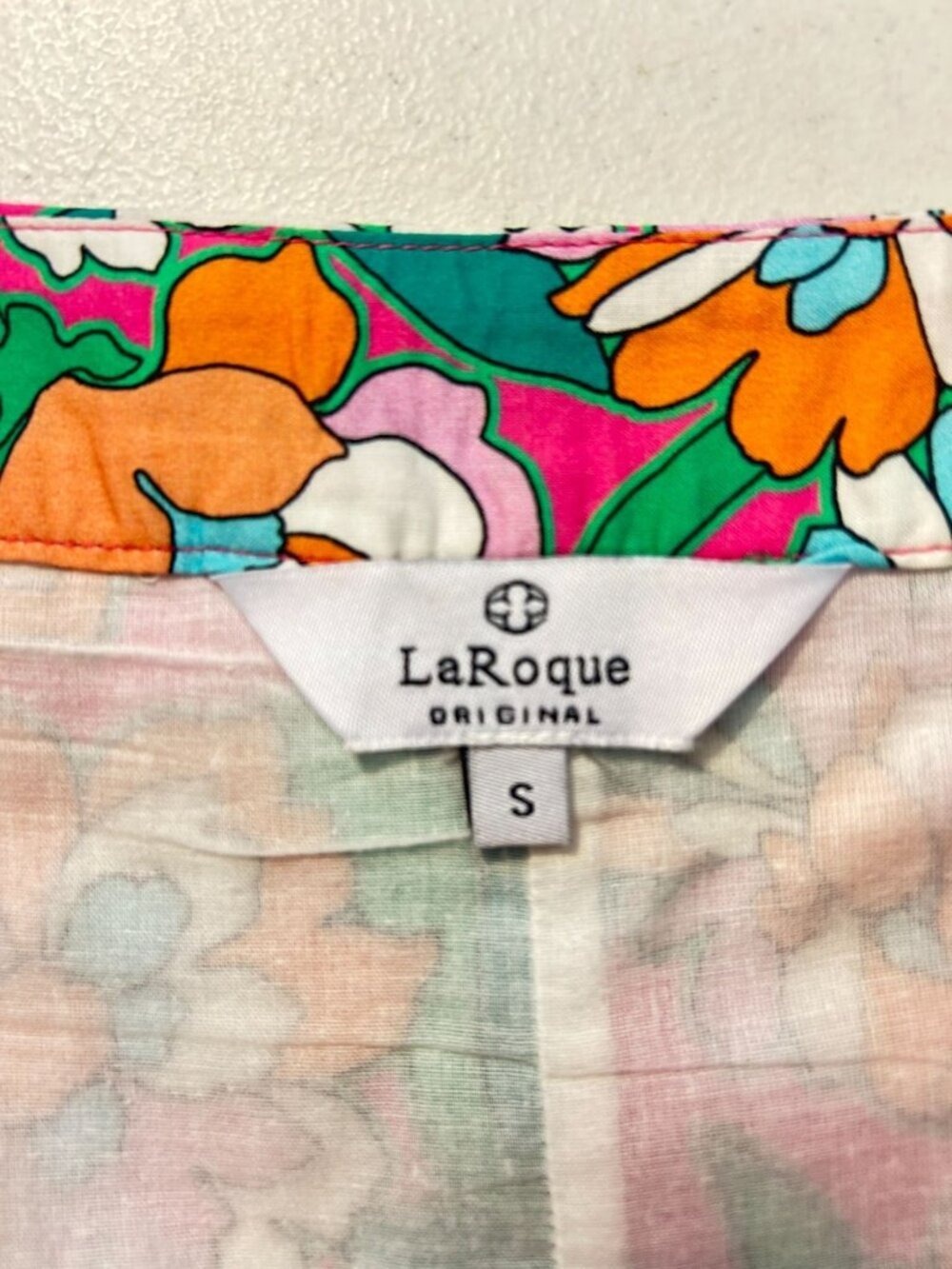 LaRoque Original Mod Floral Print Maxi Skirt Size small - Picture 4 of 4